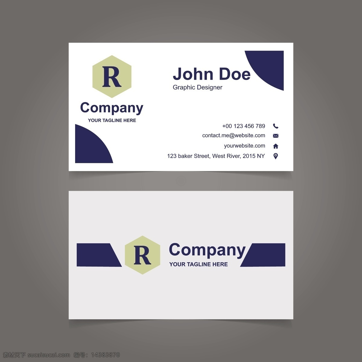 白蓝名片 商标 名片 商务 抽象 卡片 模板 蓝色 办公室 展示 文具 公司 抽象标志 企业标识 品牌 现代 白色 身份