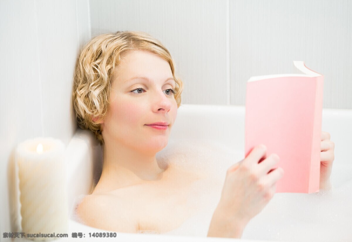 浴缸 内 泡澡 美女图片 美女 女人 外国人物 人物图片